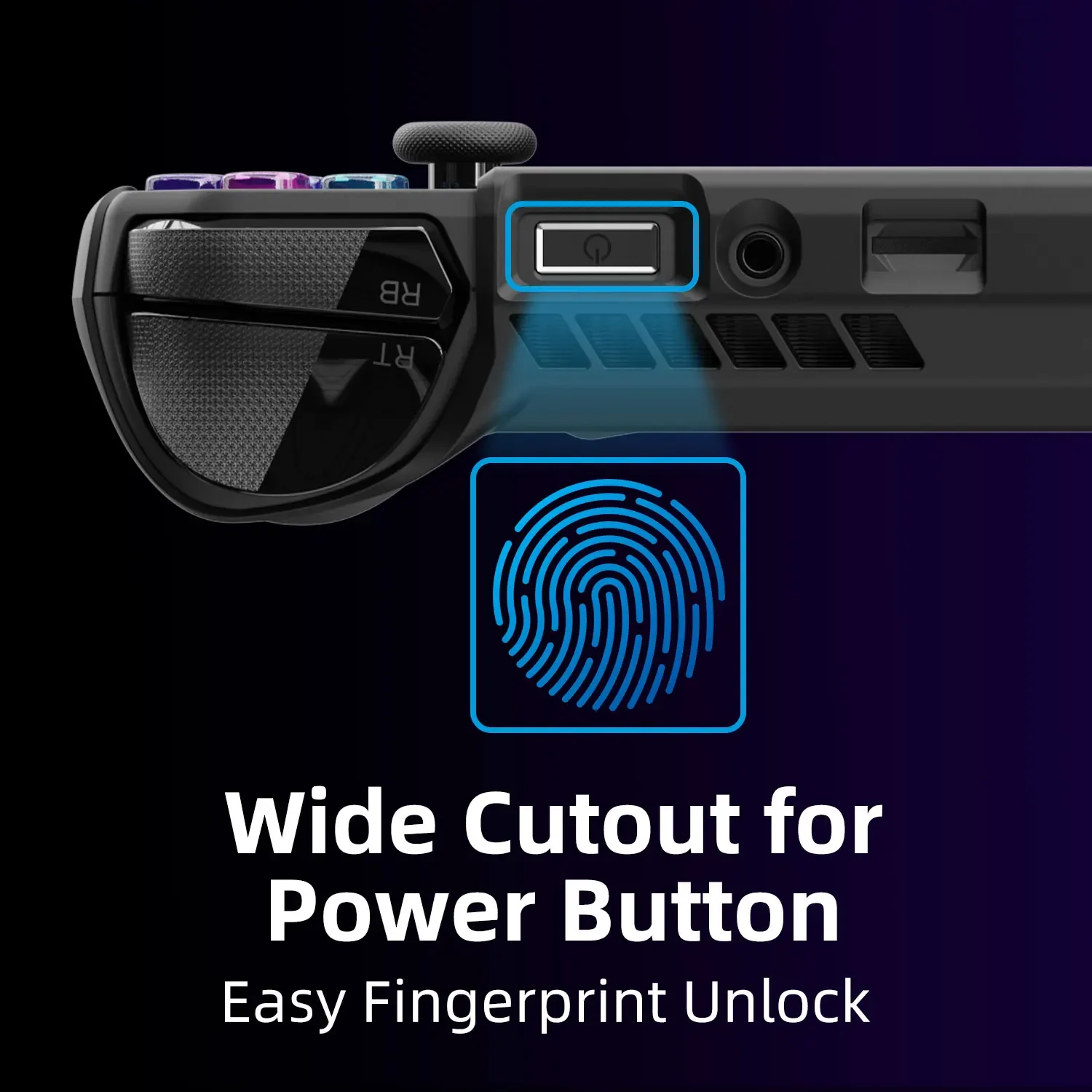 Skull & Co. GripCase Ally X Soft Protective Case Standable Cover Shell for ROG Ally X