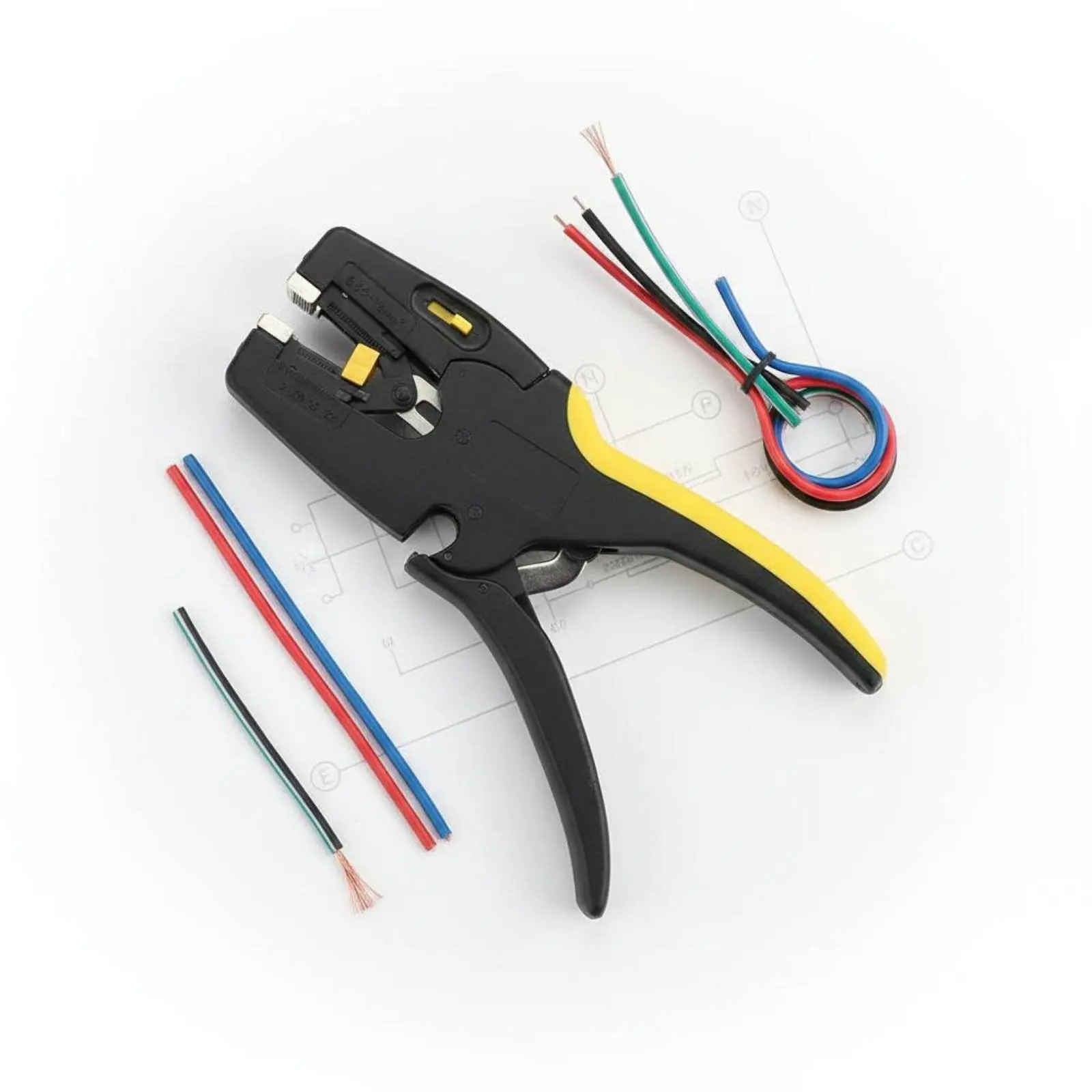 

Automatic Wire Insulation Remover Labor-Saving Auto-Adjusting Wire Cutter Power Pliers Ergonomic Handle Long-Lasting