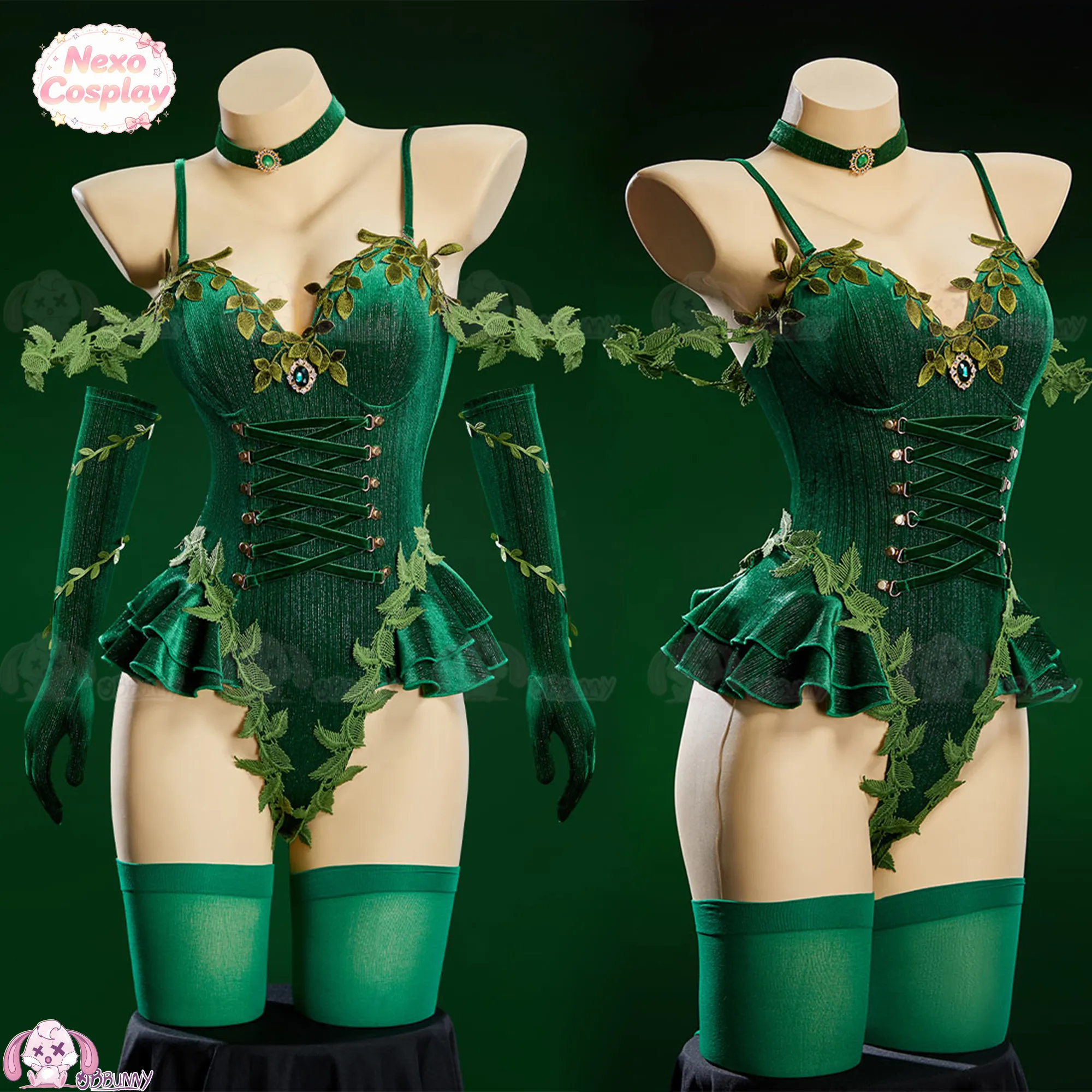 Tuta originale in velluto verd - Anime Cosplay Jumpsuit recensione e prezzo
