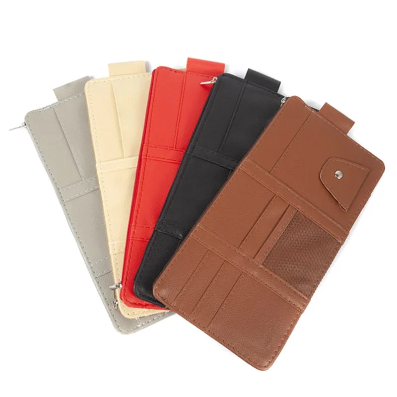 1 Pc Car CD Bag Card Clip Universal Large-capacity Multifunctional Storage Tidying Folder Auto Styling Interior Accessories