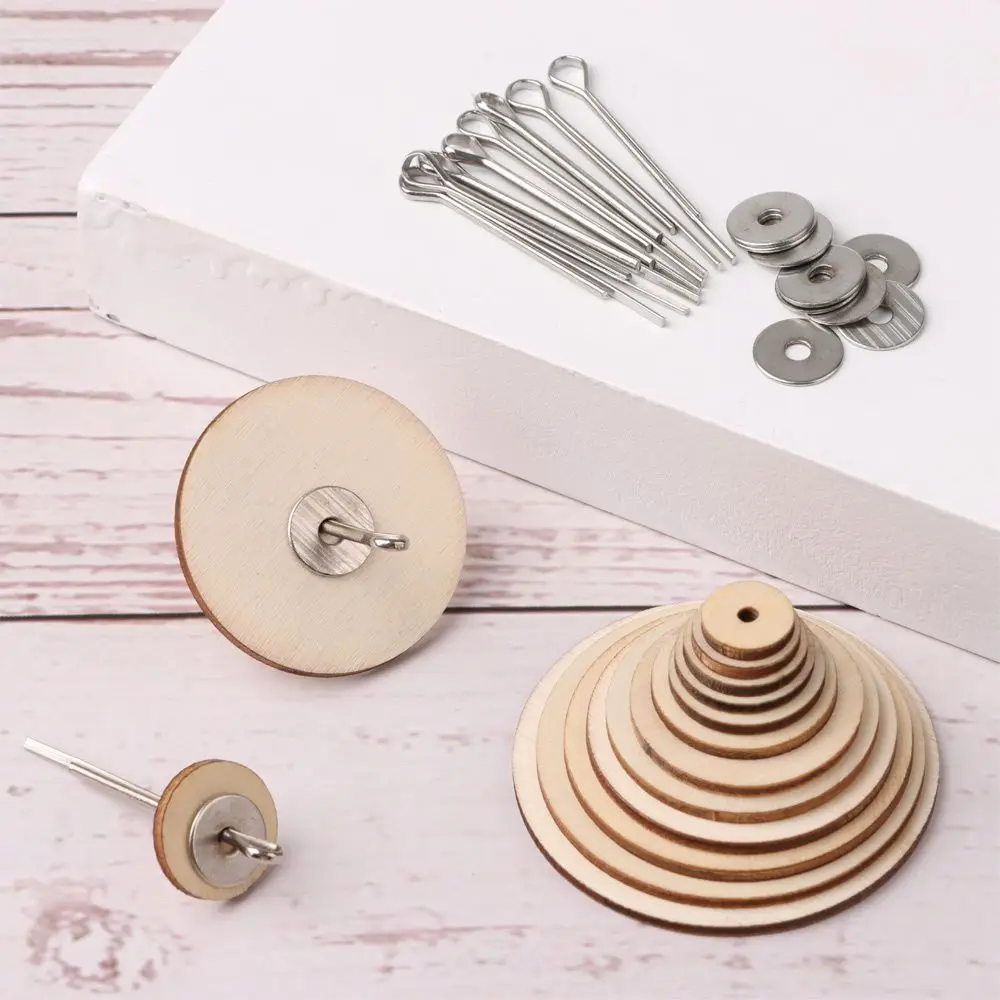 

10 Sets 12 Sizes Manual Handmade Toy Wood Joints Connectors Handicraft Accessory Doll Craft