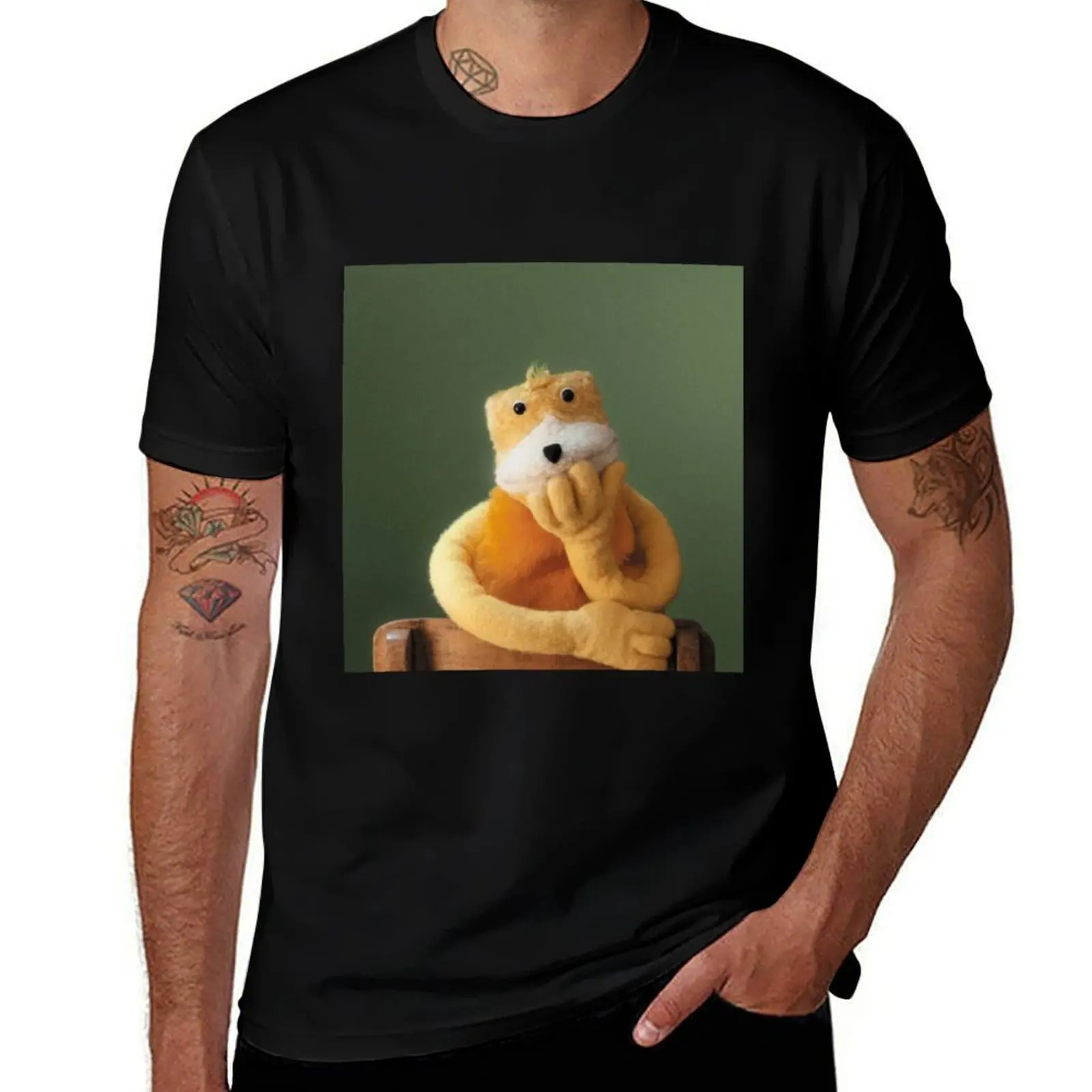 Mr. Oizo Flat Eric Pondering T-Shirt basketball graphic tees boys whites anime designer shirts mens champion t shirts