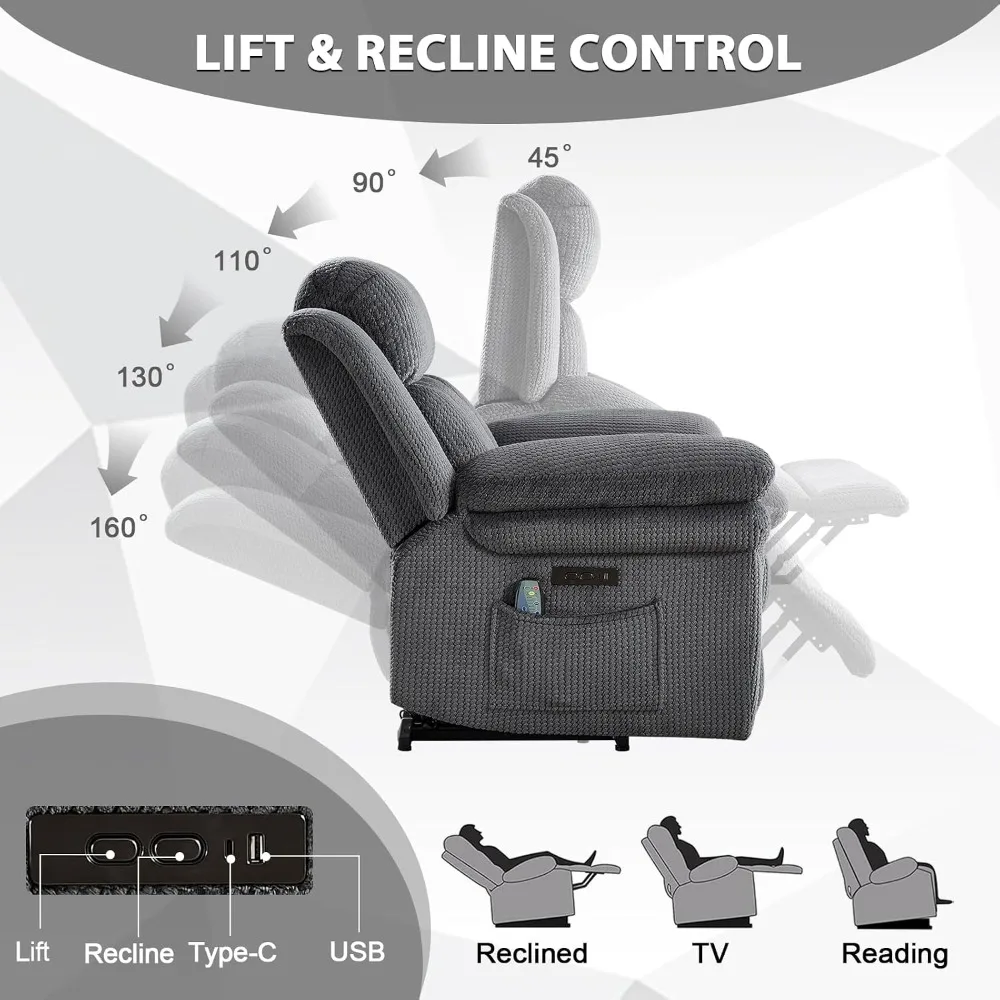 Oversized Power Lift Recliner 3