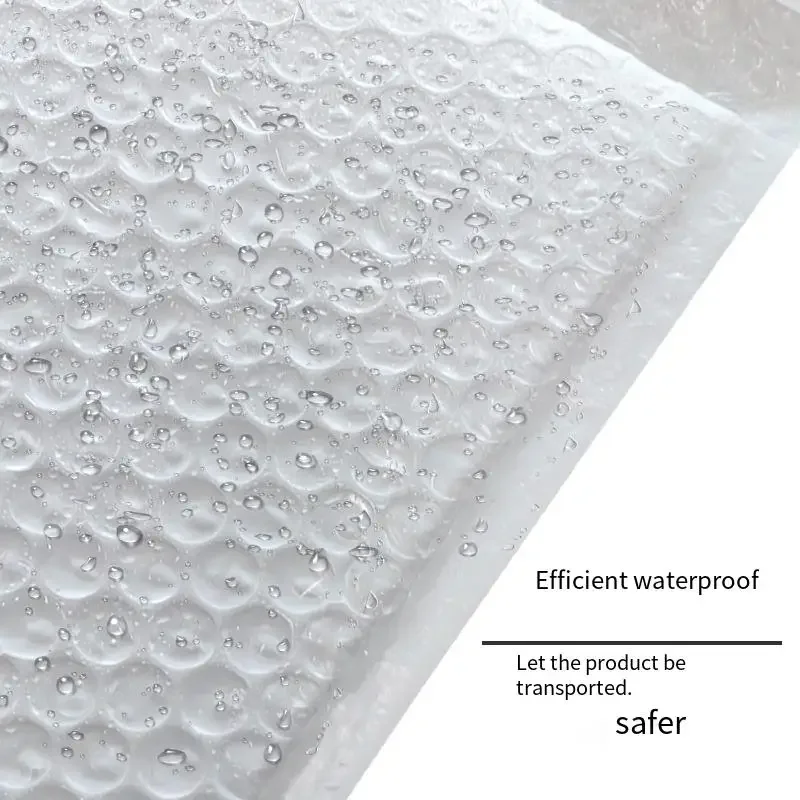 

Pack of 10 White Bubble Envelope Bag Self-Sealing Postman Padded Shipping Envelope with Bubble Mailer Bag Shipping Gift Bag