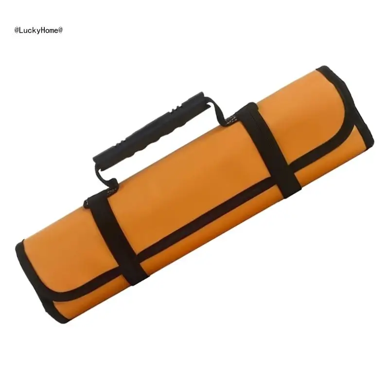 Tool Storage Roll With 18 Compartments, Water Resistant Fabric For Professionals 11UA