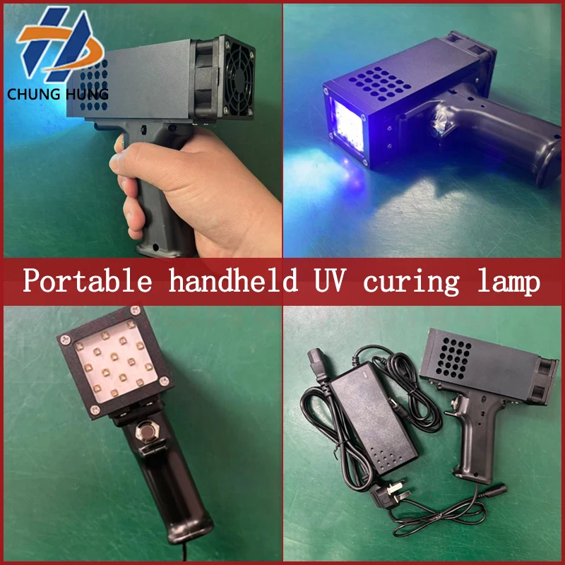 Handheld Portable UV Lamp for Car Maintenance Sheet Metal Paint Spraying LED Curing Lamp UV Ink High-Power Drying UV Lamp