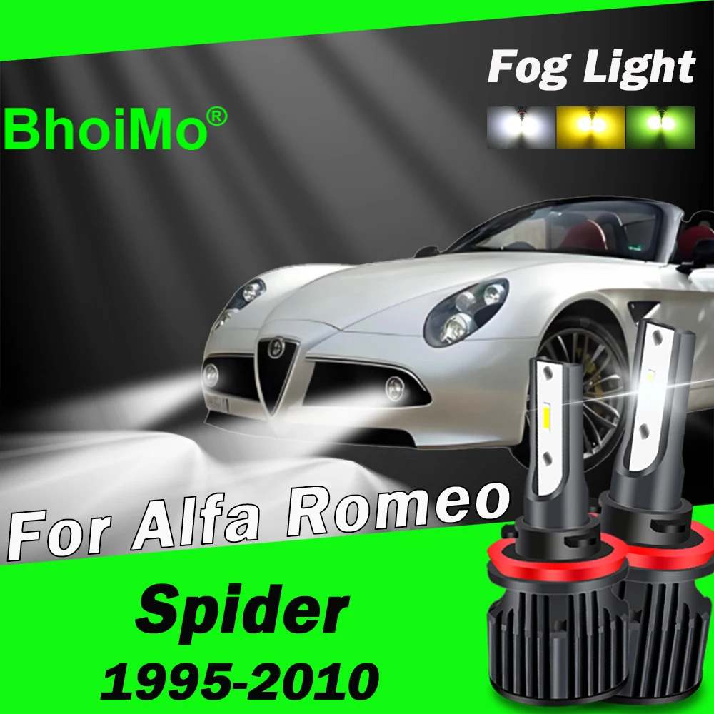 

For Alfa Romeo Spider Led Bulbs Front Fog Light Lamp 1998 1999 2000 2001 2002 2003 2004 2005 2006 2007 2008 2009 2010 1995 1996
