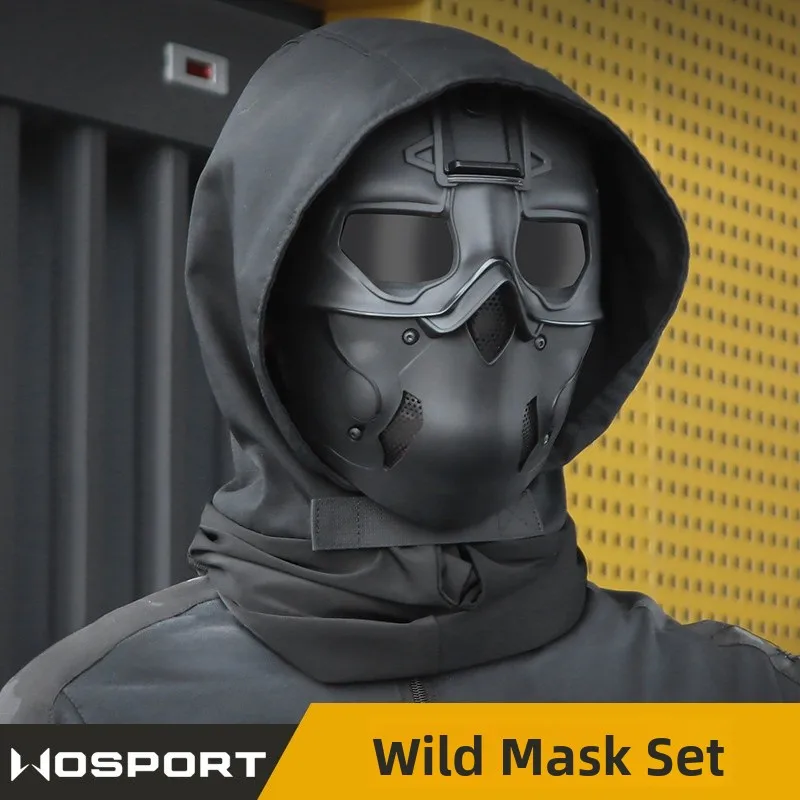 

Набор масок WoSporT Wild, полная защита лица, чистый цвет, аксессуары для езды на велосипеде, банданы, головные уборы, снаряжение