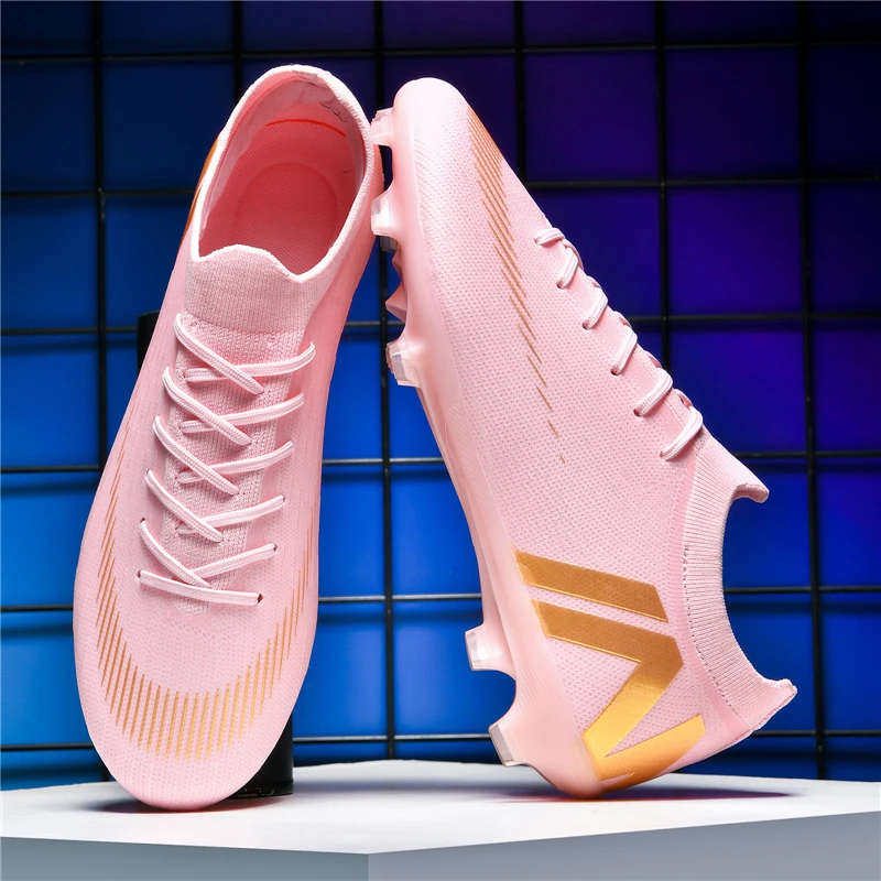 

Outdoor Men Football Field Boots FG Fast Soccer Shoes Society Cleats Professional Football Shoes Sneaker Comfortable Training