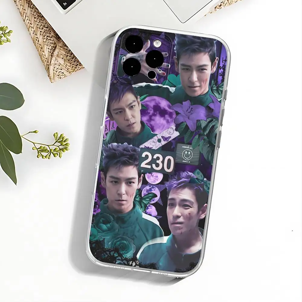 C-Choi S-Seung Hyun T-TOP Telefoonhoesje voor iPhone 17,16,15,14,13,12,11 Pro,Max,Plus,X,XS,XR,SE4,E Mini Transparante Soft Cover