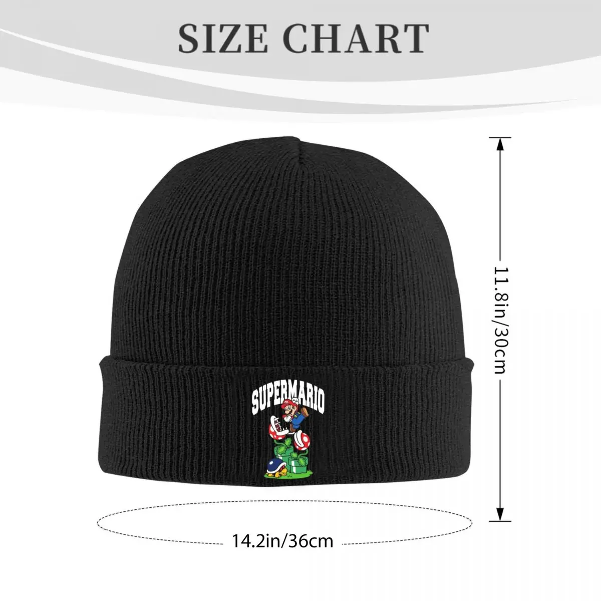 Cartoon M-marioes Beanie Hats Casual Caps Unisex Adult Outdoor Sport Knit Hat Autumn Winter Design Thermal Elastic Beanie Hat