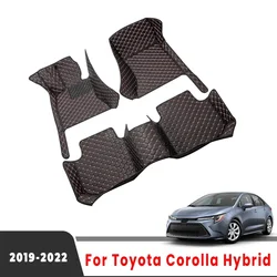 For Toyota Corolla Hybrid 2024 2023 2022 2021 2020 2019 Car Floor Mats Interior Accessories Leather Waterproof Replacement Cover