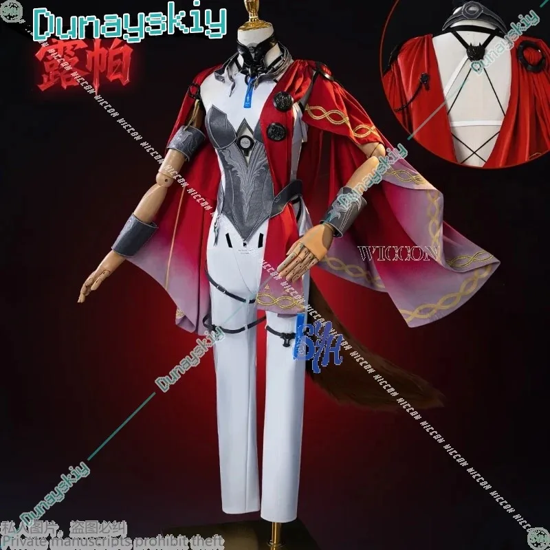 

ff34Lupa Косплей Wuthering Waves Game Аниме Костюм Сексуальная Панк Униформа Накидка Джирай Kei Девушки Боевой Костюм Бикини Ярко-Розовый Парик Привет