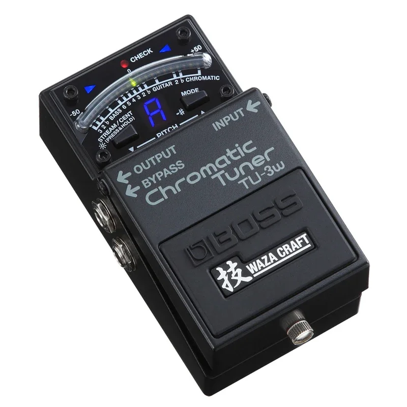 TU-3W Chromatic Tuner Line Selector Pedal With Selectable Buffered And True-Bypass Operation Discriminating Players