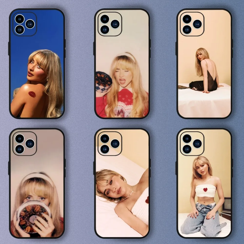 Singer Sabrina Carpenter Phone Case For Samsung Galaxy S22 S23 Ultra S21 S20 FE Plus Note 20 Soft Cover