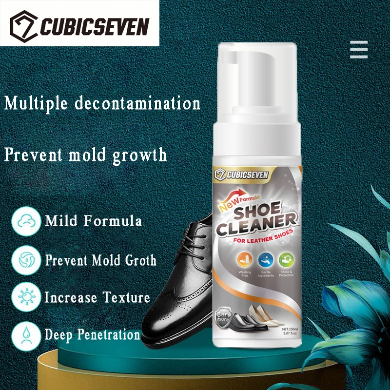 Cubicseven Shoe Repair Cleaning 150ML Leather Shoe Spray Sofa Car Seat Bag Filler Repair Refurbishment Cream Leather Cleaner