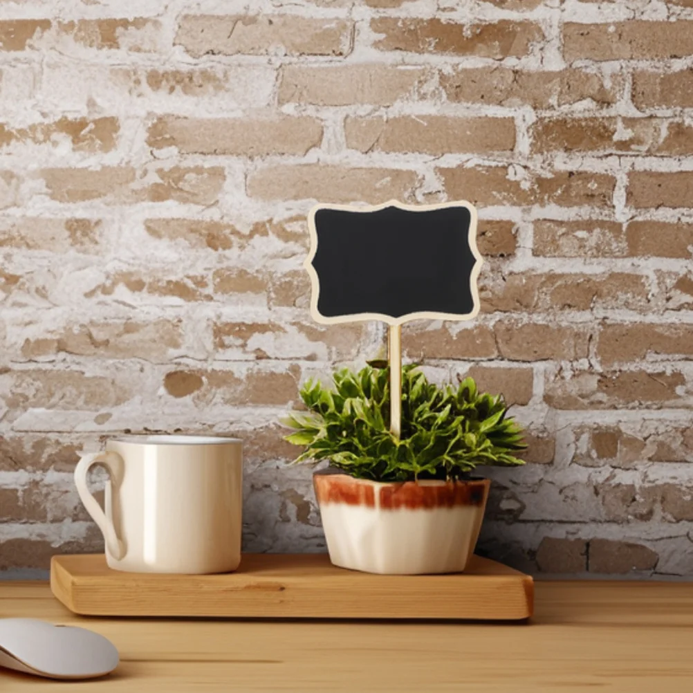 20 Stuks Mini Krijtbord Borden Kleine Schoolbord Voedsel Etiketten Party Buffet Prikborden Craft Display Levert Grote Krijtbord