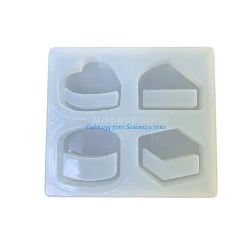 

573B Elegant Hanging Accessories Molds Artistic Crafting Silicone Molds with Floral Motifs for Unique Jewelry Designs