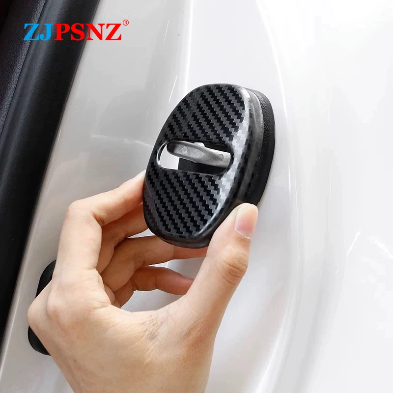 

Universal Auto Door Closing Shockproof Plastic Cushion Mute Shock Absorber Protective Covers Car Door Latch Accessories 4Pcs
