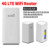 4G LTE WiFi Router 300Mbps CPE 4G WiFi Router 3 RJ45 with SIM Card Slot Wide Coverage Internal Antenna with B28 Frequency Band