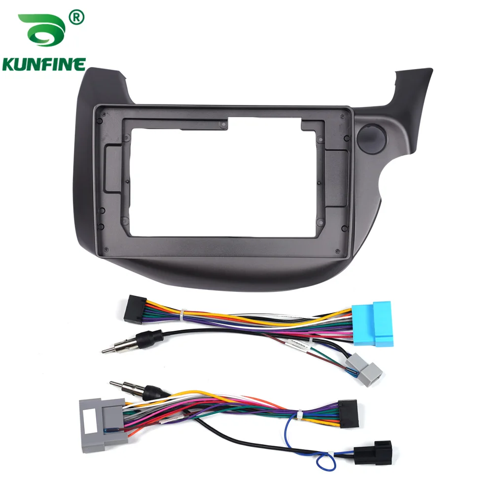 Car GPS Navigation Stereo For Honda Fit 2007 2008 - 2014 RHD  Radio Fascias Panel Frame Fit 2Din 10 inch In Dash headunit screen