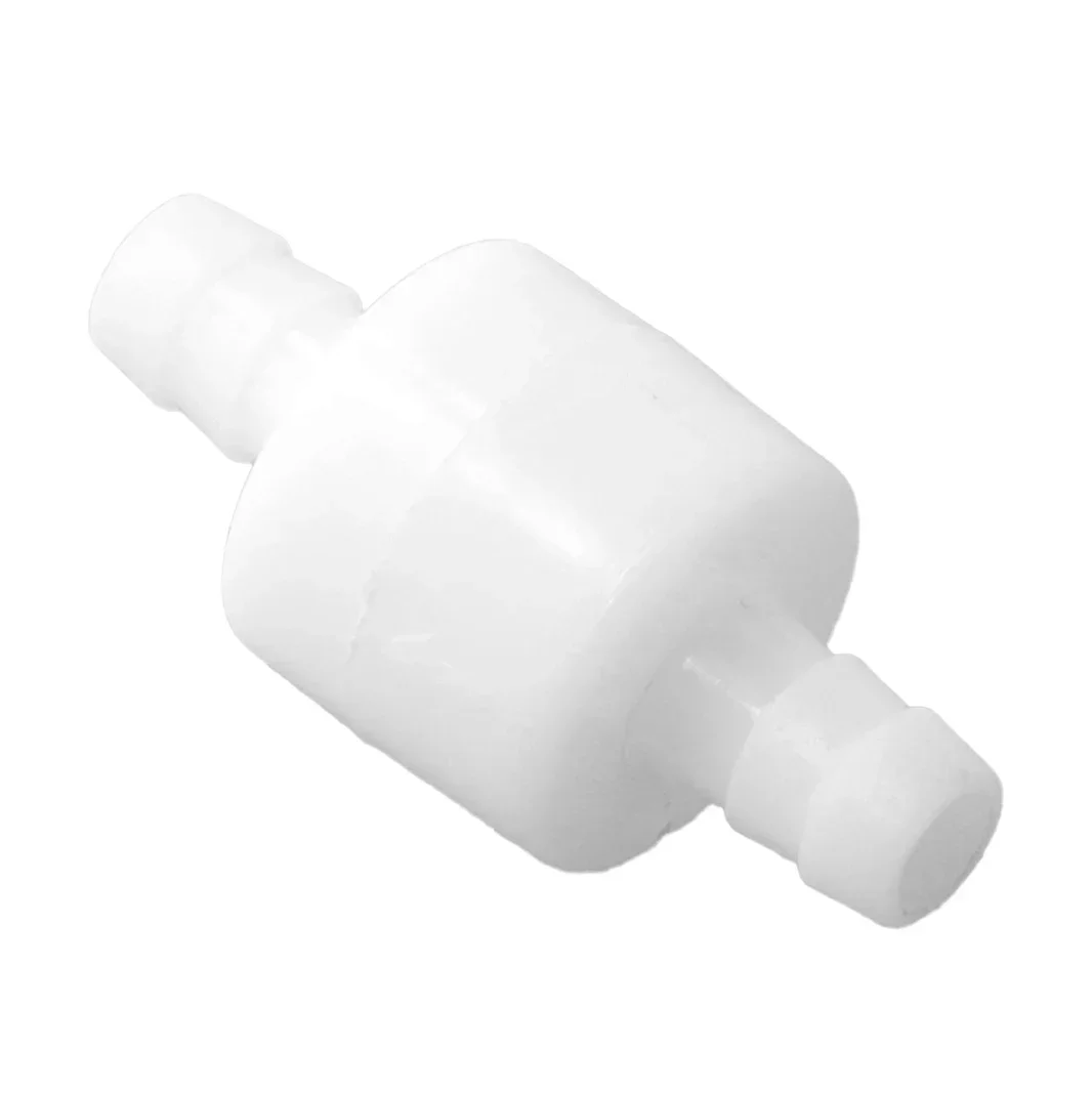 4mm 6mm 8mm 10mm 12mm Hose ID Plastic White Check Valve One Way Non-return Valve For Water Petrol Diesel Oils