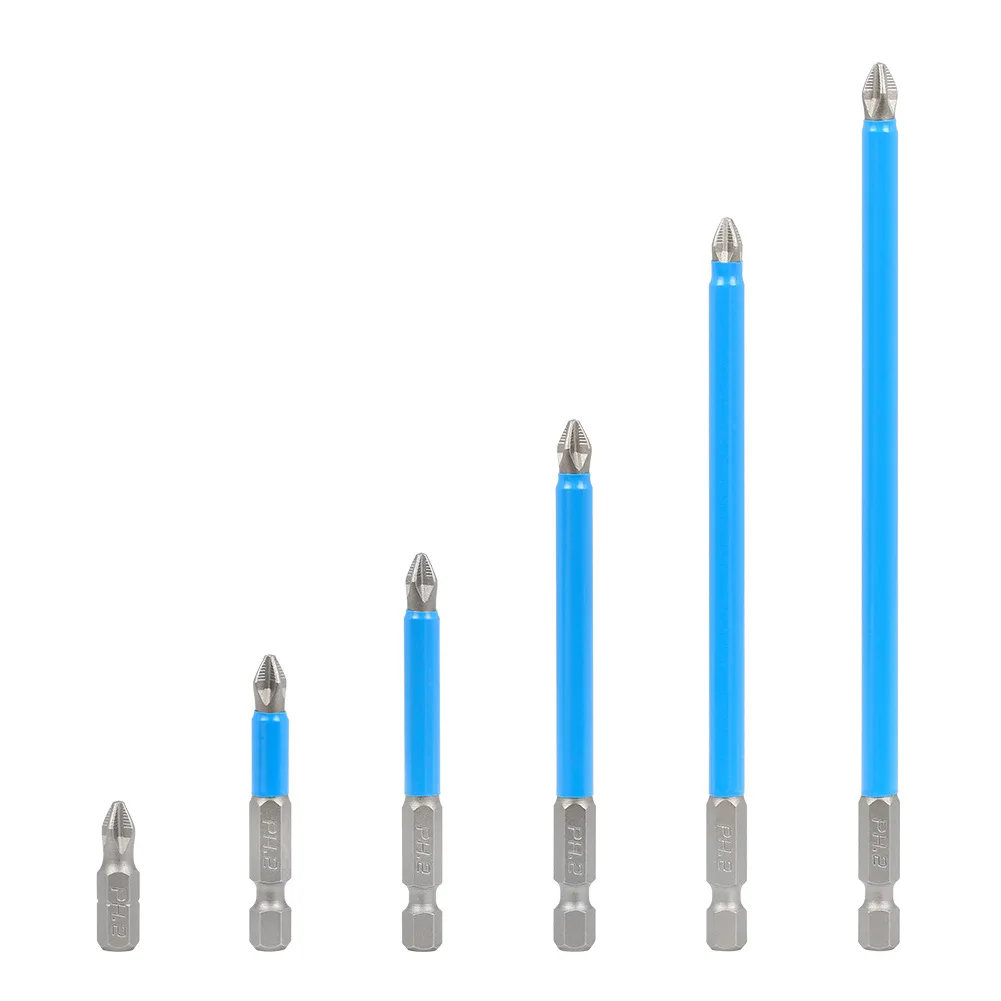 Крестовая нескользящая головка, электрический воздушный наконечник, электрическая отвертка, сильная магнитная головка, электрическая отвертка, сильный магнитный винт