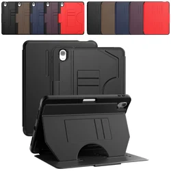 Case for iPad Air 11 13 2024 Business Style Multi-Layers Protective Magnetic PU Leather Cover for iPad Pro 11 13 with Pen Slot