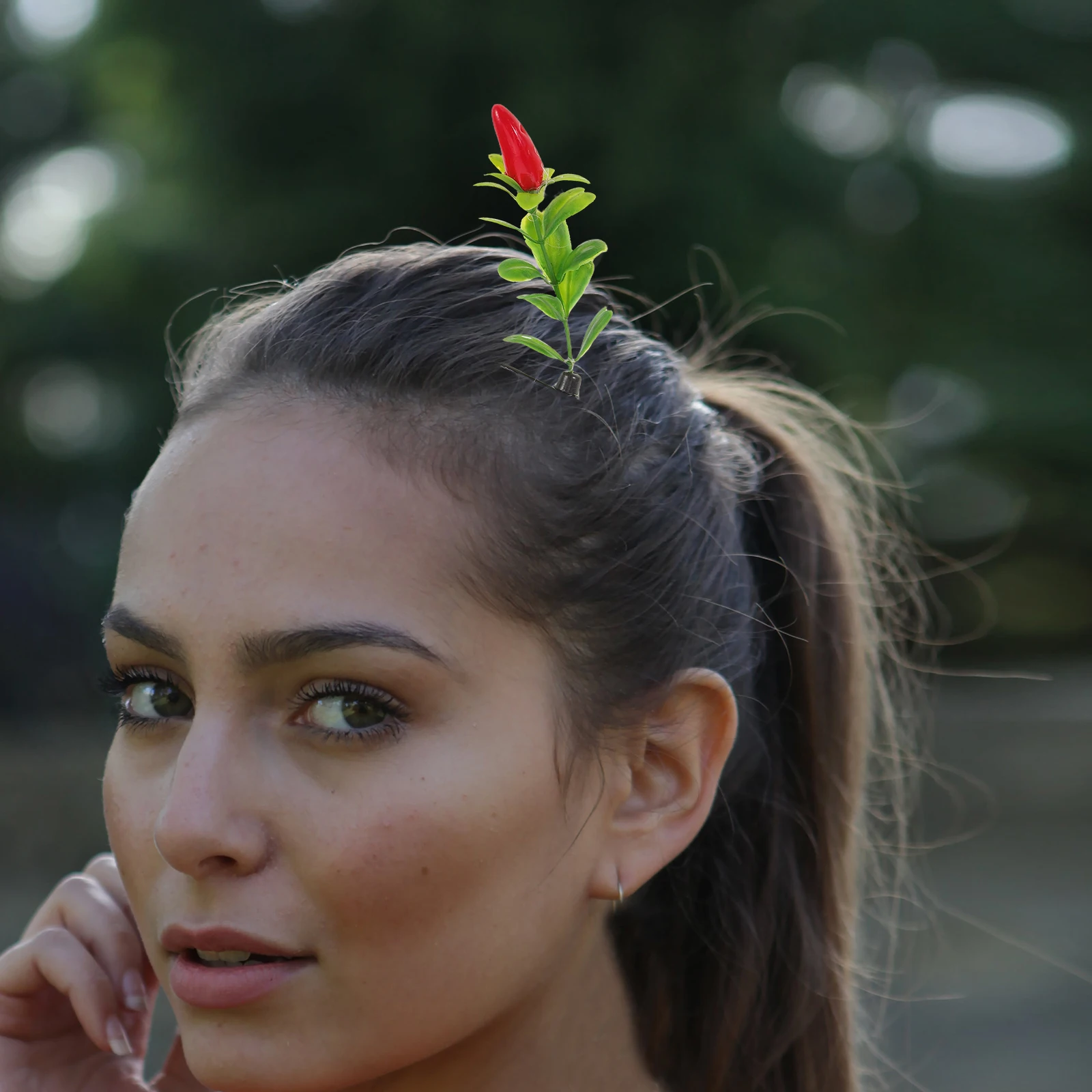 

30pcs Plant Hairpins Cute Decorative Clips Mixed Style Little Grass Barrette Simulation Fruit Hair Clips For Women Girls Party