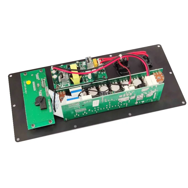 

With Microphone Guitar Home Theater DIY 12V 110V 220V Bluetooth Digital 120W Amplifier Board for 8-12 Inch Speaker Panel