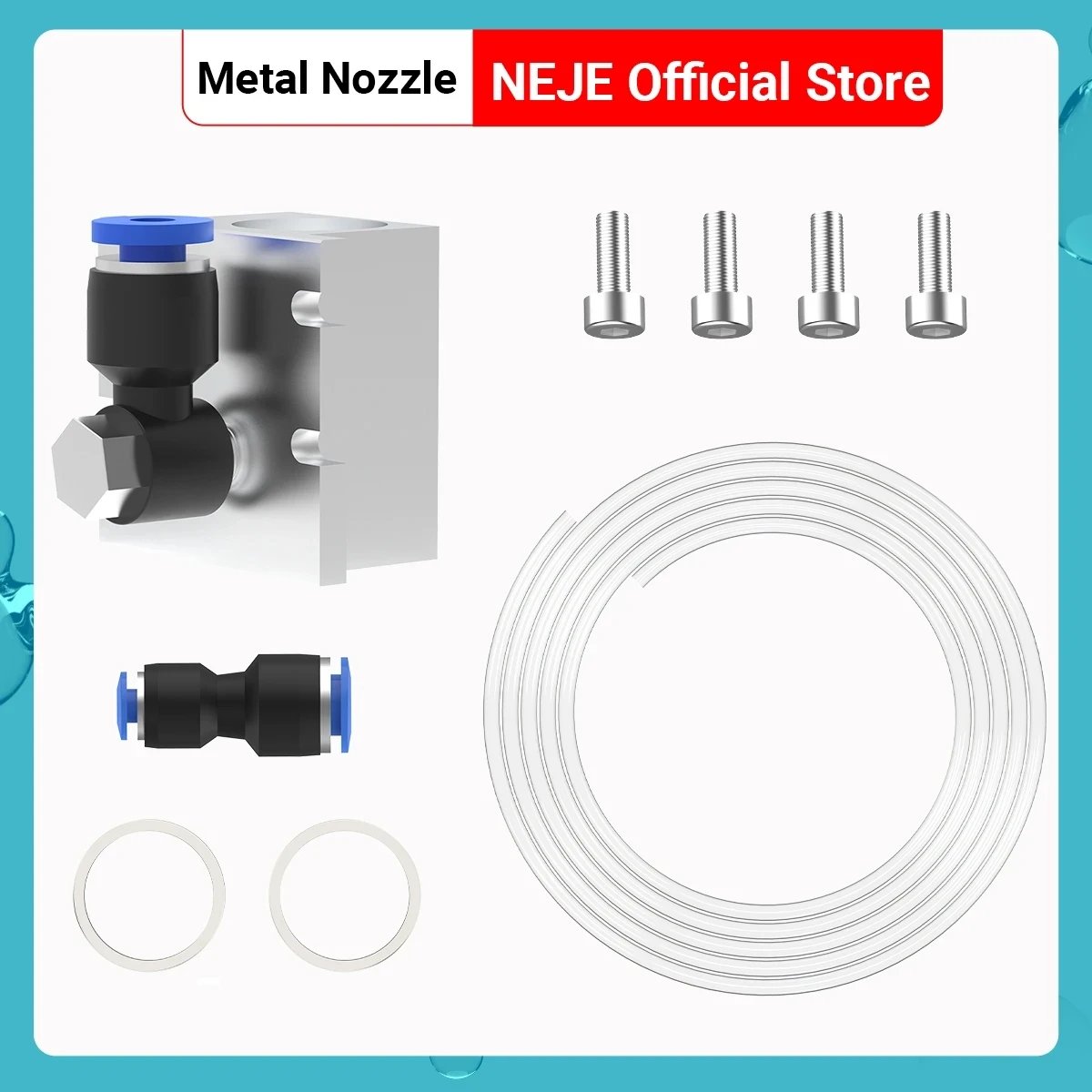 

NEJE MF8/ MF11/ MF15 MANUAL CONTROL AIR ASSIST KIT FOR NEJE LASER MODULE-1.5MPA For A40640,N40630,N30820 etc Laser Module