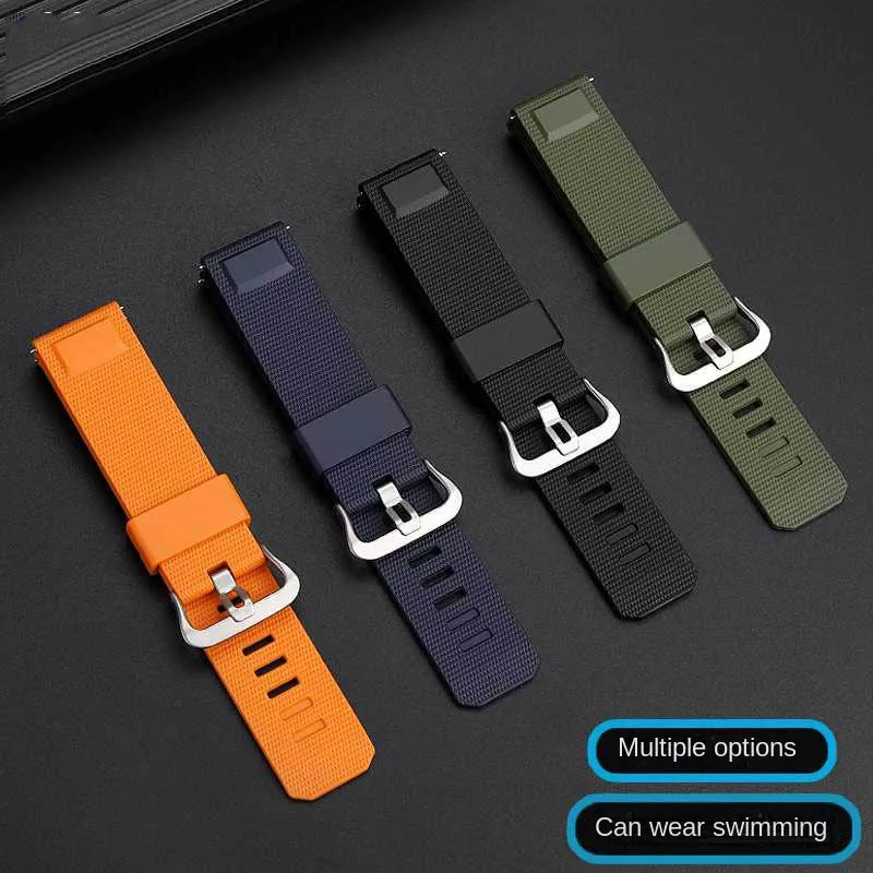 Casio-登山用時計シリコン時計バンド、プロtrekシリーズ、PRW-6900、6800、PRW-3400、アクセサリー、23mm