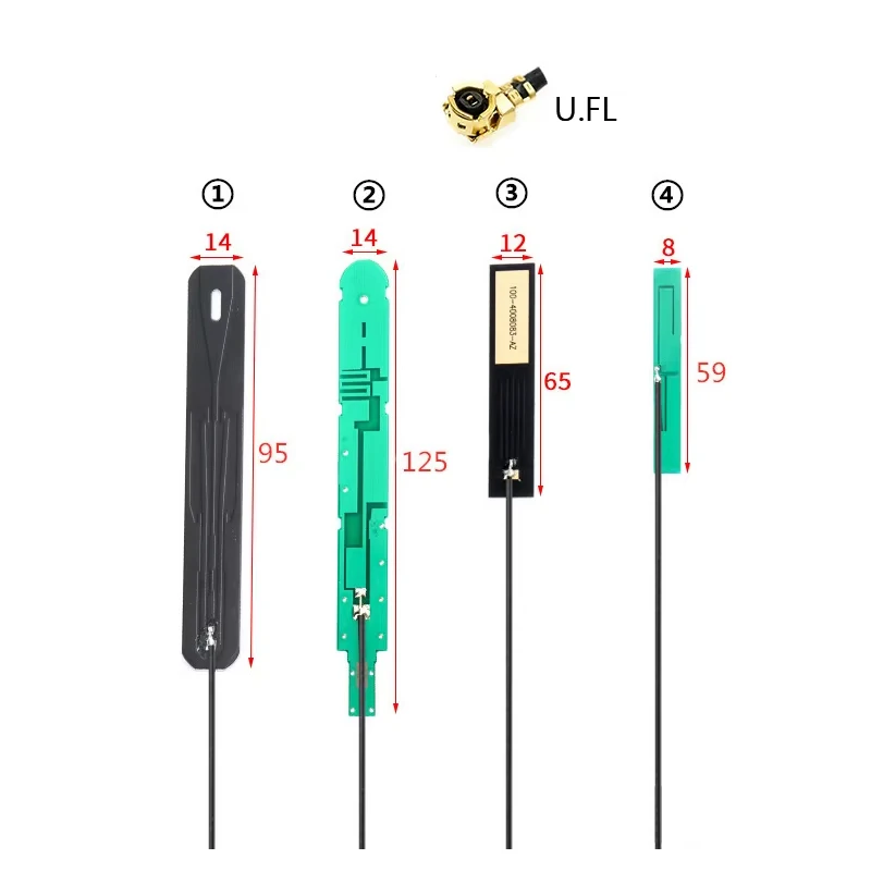 U. fl 4g אנטנה u. fl אנטנה pcb 12 ס 