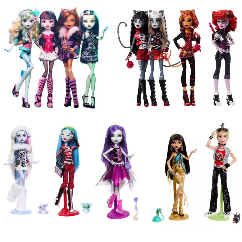 

Новая кукла-сюрприз, оригинальные Monster Booriginal Creeproductions G1 Operetta Toralei Draculaura Abbey Bominable Ghoulia Yelps