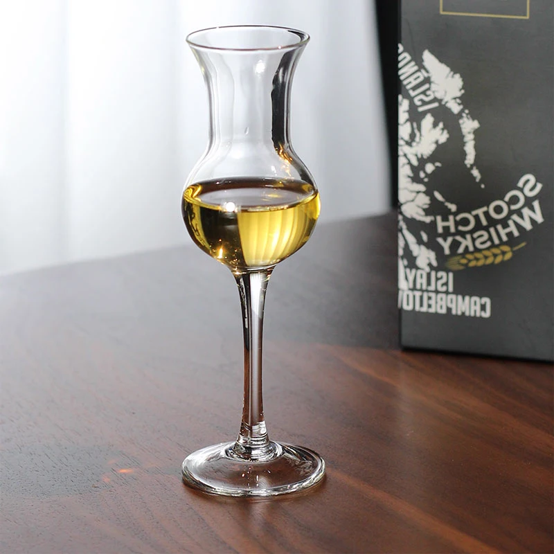 Fragrance-Tasting Glass Scottish Lowland Style Exclusive Crystal Wine Glass Whisky Glass Stemmed Glass Gift box