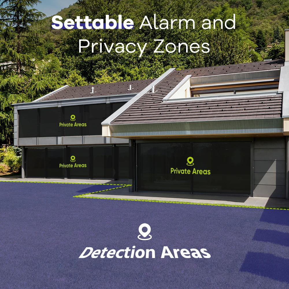 SANNCE 8CH NVR 5MP كاميرا مراقبة أمنية منزلية خارجية حماية شبكة IR ذكية IR رؤية نهارية/ليلية ميكروفون مدمج