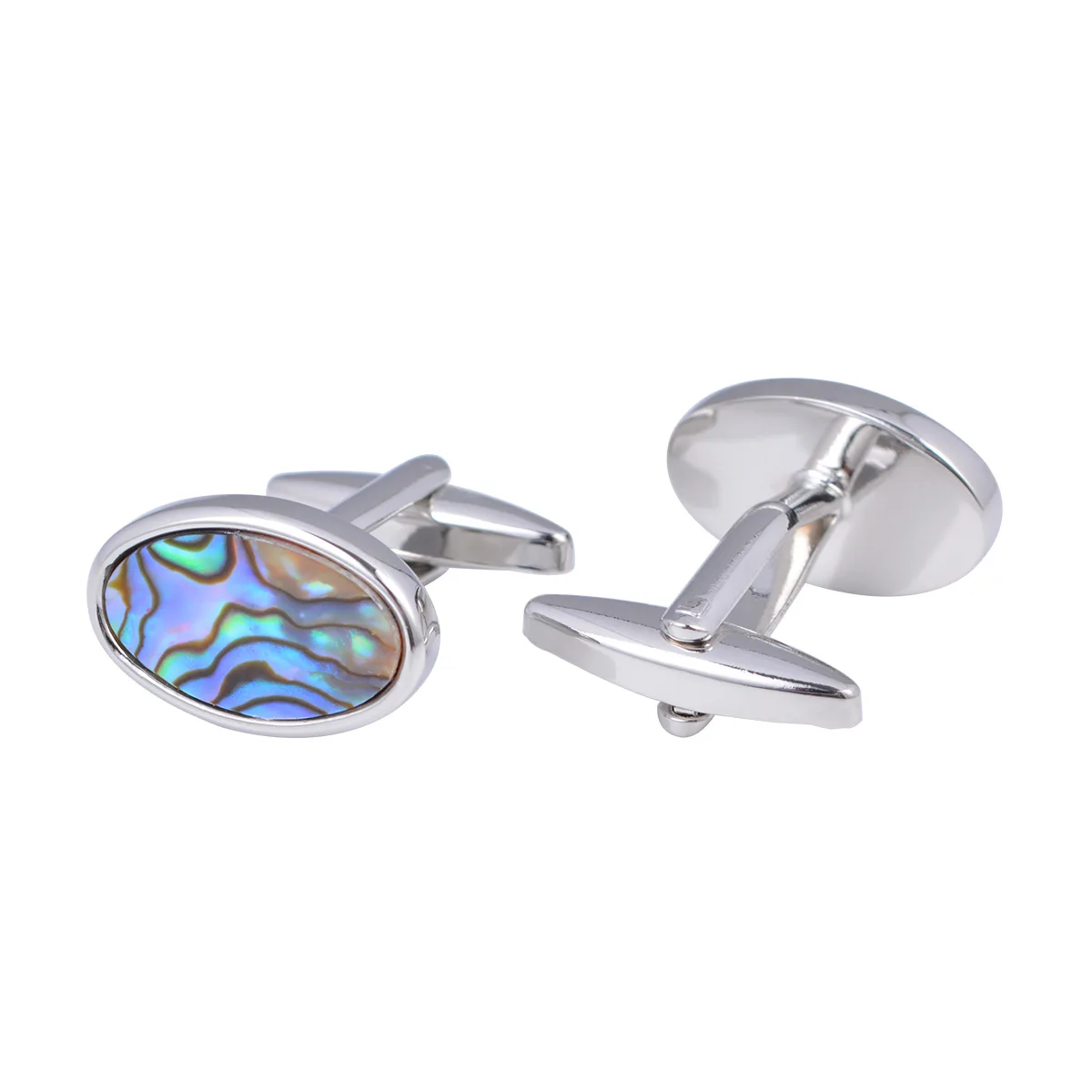 

Colorful Cartoon Cufflinks Set Abalone Shell Tie Pin Decors High Quality Brass Material Perfect Clothes Accessories Special