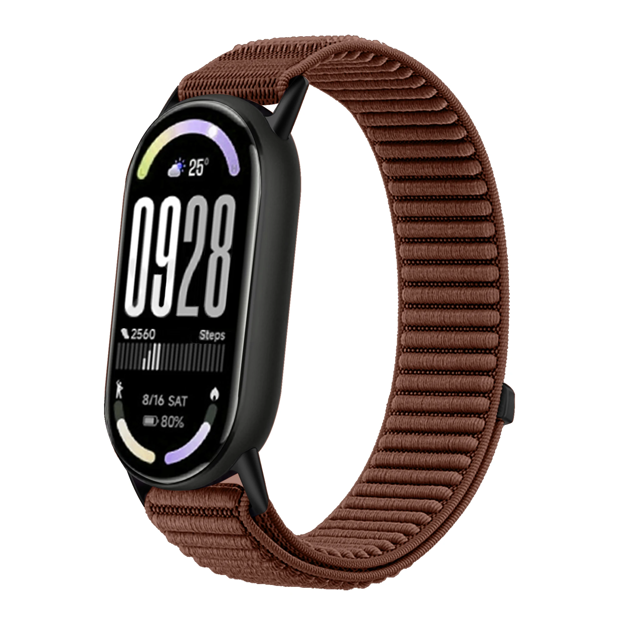 Nylon Geflochtenes Schlaufenarmband für Xiaomi Mi Band 10/9/8 Smartwatch Austauschbares Metallverschluss-Armband für Xiaomi Mi Band 10 – Detail 18