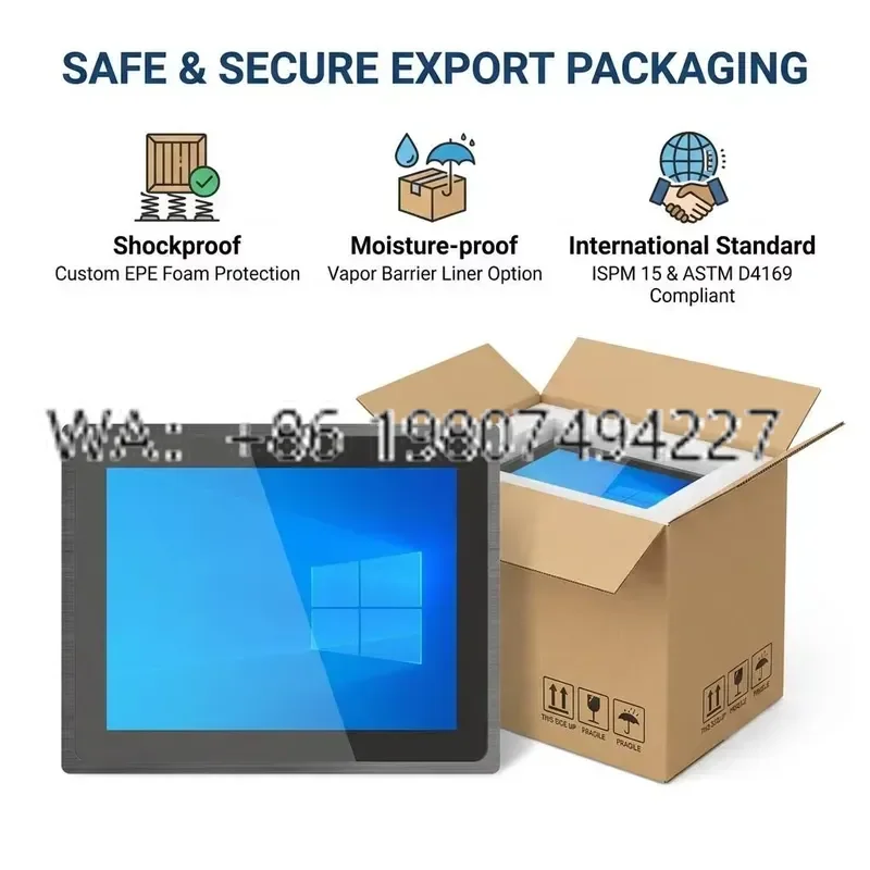 for Bestview 10.4 Inch Flat Seamless Capacitive Touch Screen Windows Android HDMI VGA DVI DP Optional