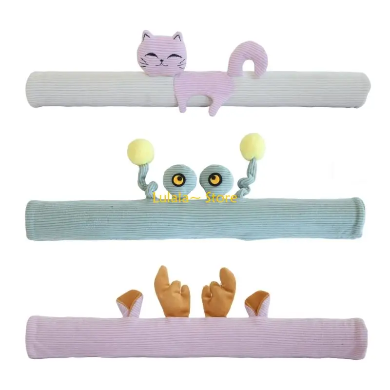 Y4QA Easy To Clean Strollers Grip Cover Case 3D Cartoon Design Sound Function Soft