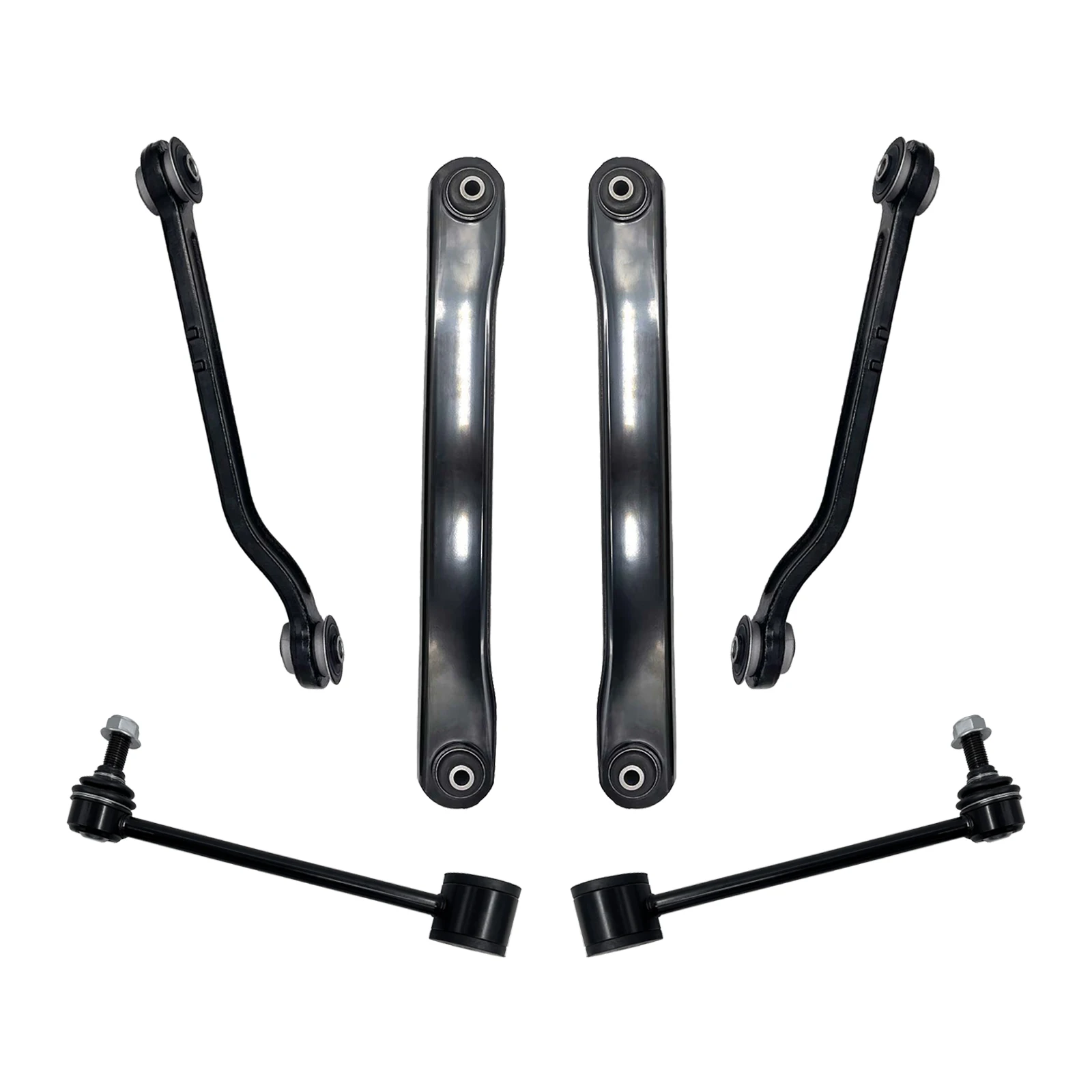 Svenubee 6pcs Rear Control Arm Stabilizer Link Set for Cadillac Escalade ESV Chevrolet Avalanche Hummer H2 2000 2001 - 2014