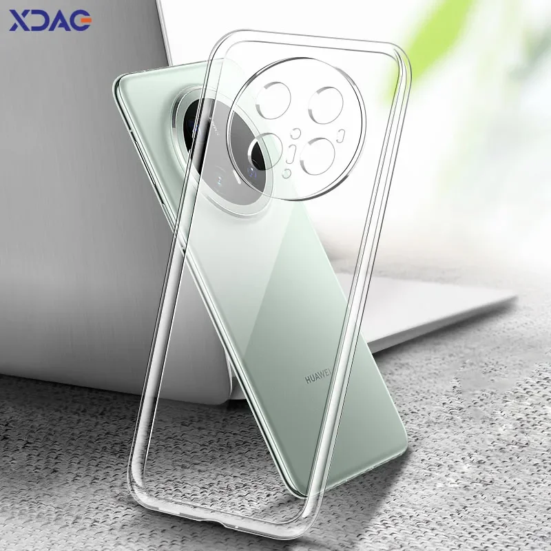 Ultrathin Transparent Phone Case Cover for Huawei Mate 60 70 Pro Plus RS Ultimate 5G Soft TPU Clear Bags Coque Mate60 Mate70Pro