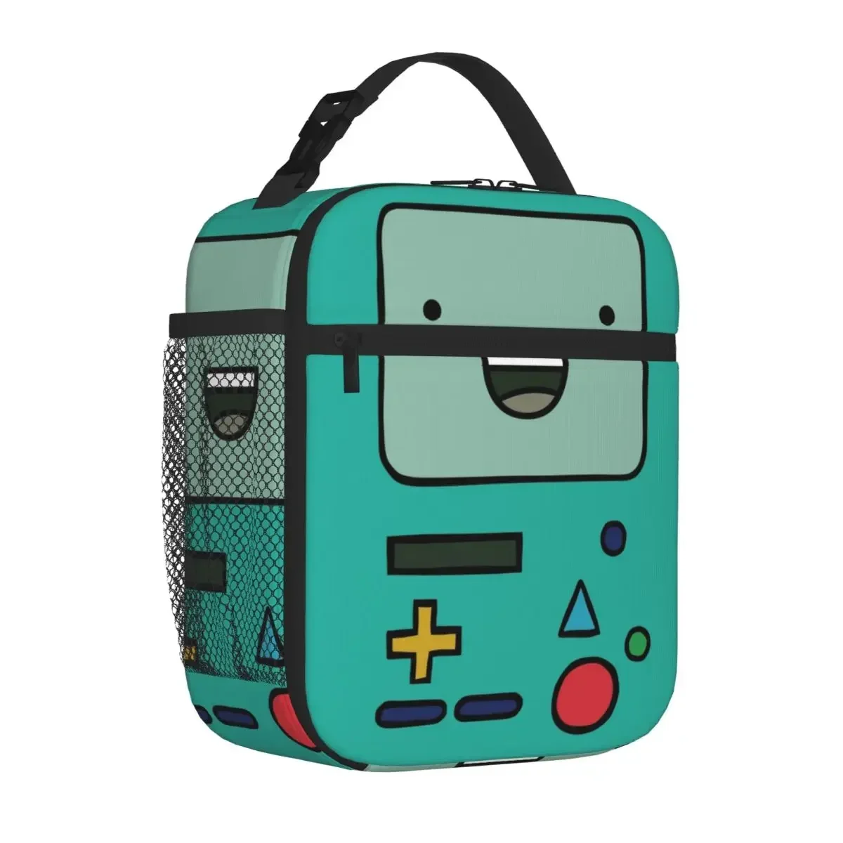 Anime BMO Insulated Lunch Bag Resuable Picnic Bags Thermal Cooler Lunch Box Lunch Tote for Woman Work Kids School