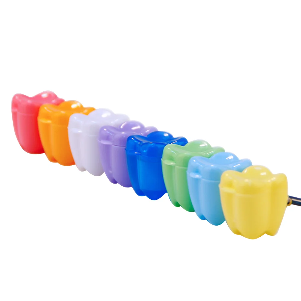 

7 Pcs Chokers for Kids Mouth Dental Denture Baths Fairy Tooth Holder Teacher Gifts Container Storage Box Souvenir Child