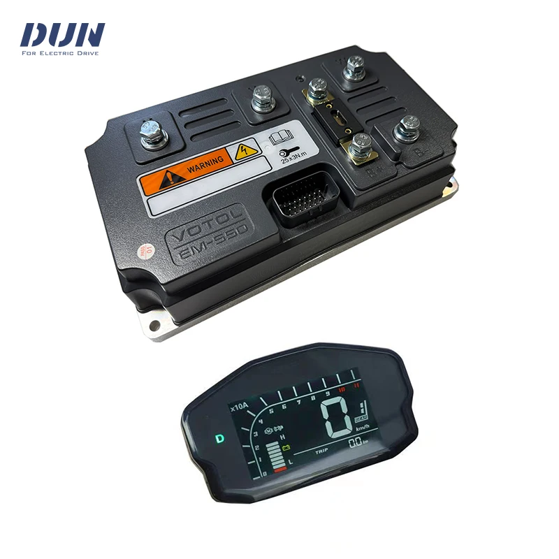 

Программируемый контроллер BLDC VOTOL EM550 Boost 1000A Peak 1700A 14–18 кВт с дисплеем DKD для внутреннего колесного двигателя QS со средним приводом