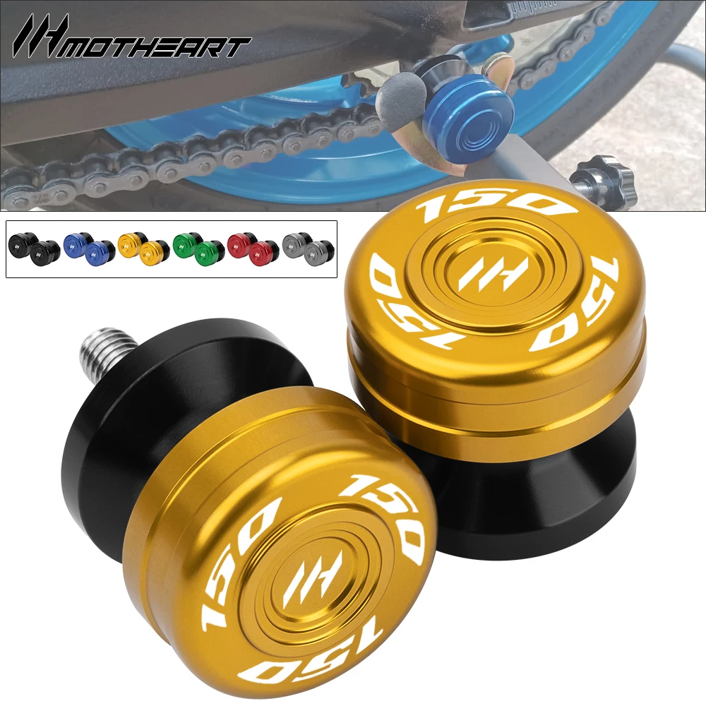 M8 CNC Swingarm Spools Slider Stand Screws Black Motorcycle Accessories Enhanced Protection For GSX-R 150 2018-2021