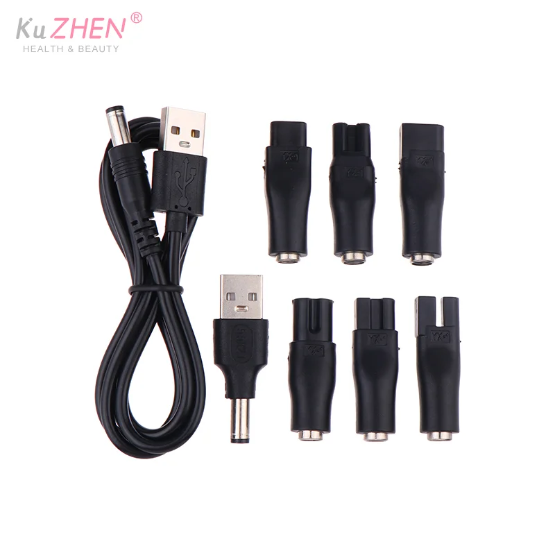 Cortapelos USB Cargador Adaptador - usage example