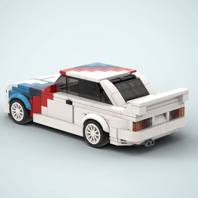 MOC technique 455 pièces Super course voiture de sport véhicule vitesse Champion Racer blocs de construction brique bricolage jouets créatifs pour garçons cadeaux