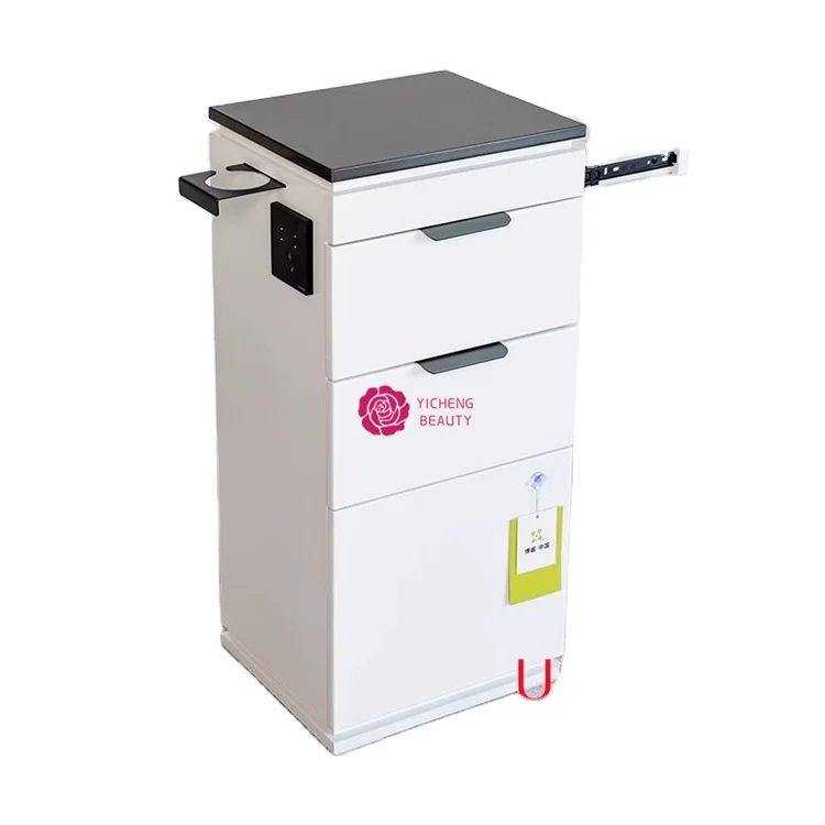 Yicheng Beauty Wholesale Modern Salon Cabinet Beauty Salon Furniture With Multiple Compartments for Hair Salon Stylist