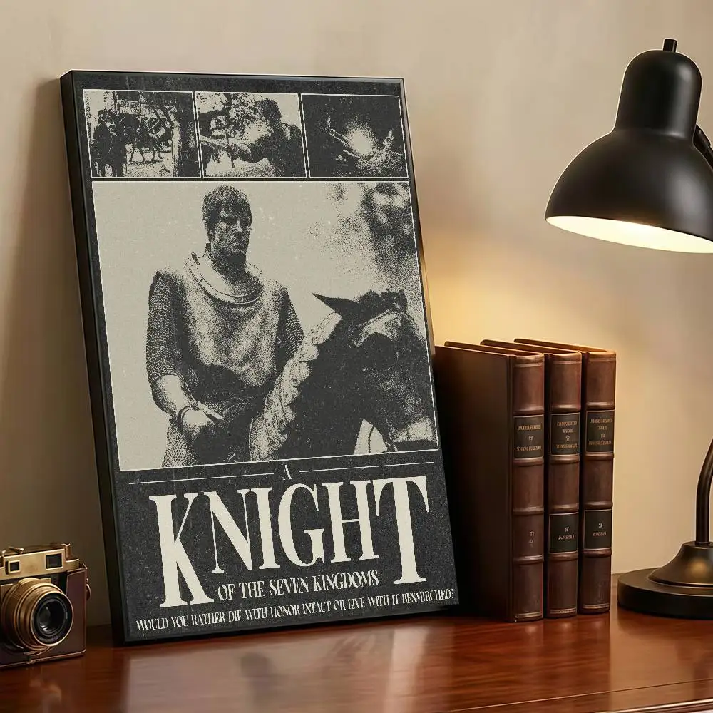 TV K-Knight Of The Seven K-Kingdoms Peelable Self-adhesive Poster Stickers Are Suitable For Frameless Wall Decoration In A Room